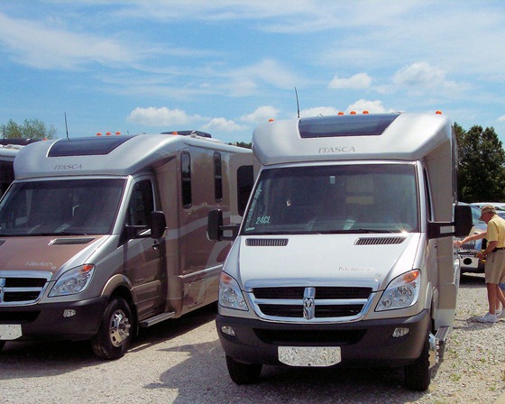 2008 Navion IQ–on the New Hope RV lot in Lowell, Arkansas.