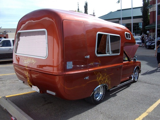 Custom RV based on a Chevrolet S10 truck - September 25, 2011 in High River, Alberta, CA.