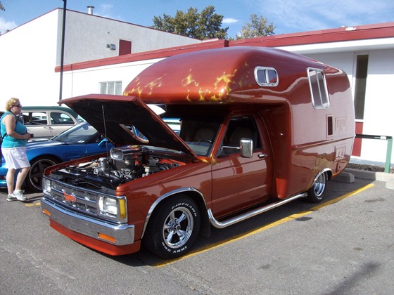 Custom RV based on a Chevrolet S10 truck - September 25, 2011 in High River, Alberta, CA