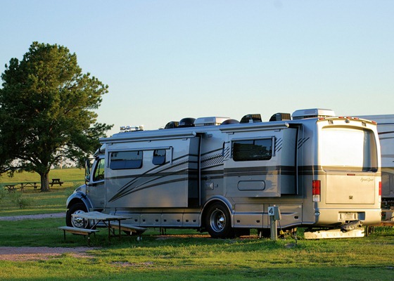 Dynamax Grand Sport, Rushmore Shadows Campground, South Dakota, August 21, 2007.